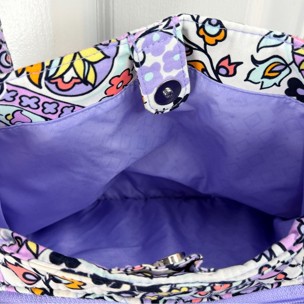 Vera Bradley Glenna Satchel Purse in Maddalena Paisley Soft Quilted Cotton - Picture 8 of 9